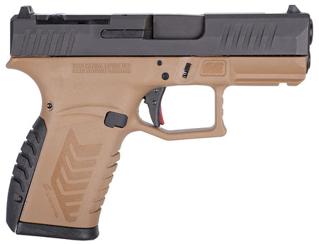Derya DY9Z 9mm Pistol, 15-Round Capacity, Optics Ready, FDE/Black Finish