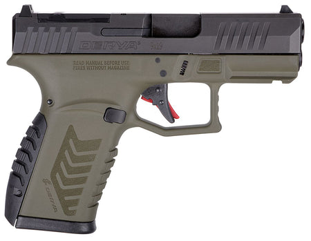 Derya DY9Z 9mm Luger 10-Round Optic Ready Pistol - OD Green/Black (TTODG.TR)