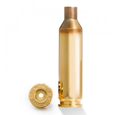 Alpha Munitions .22 Creedmoor Unprimed Brass with Large Rifle Primer Pocket 100/ct