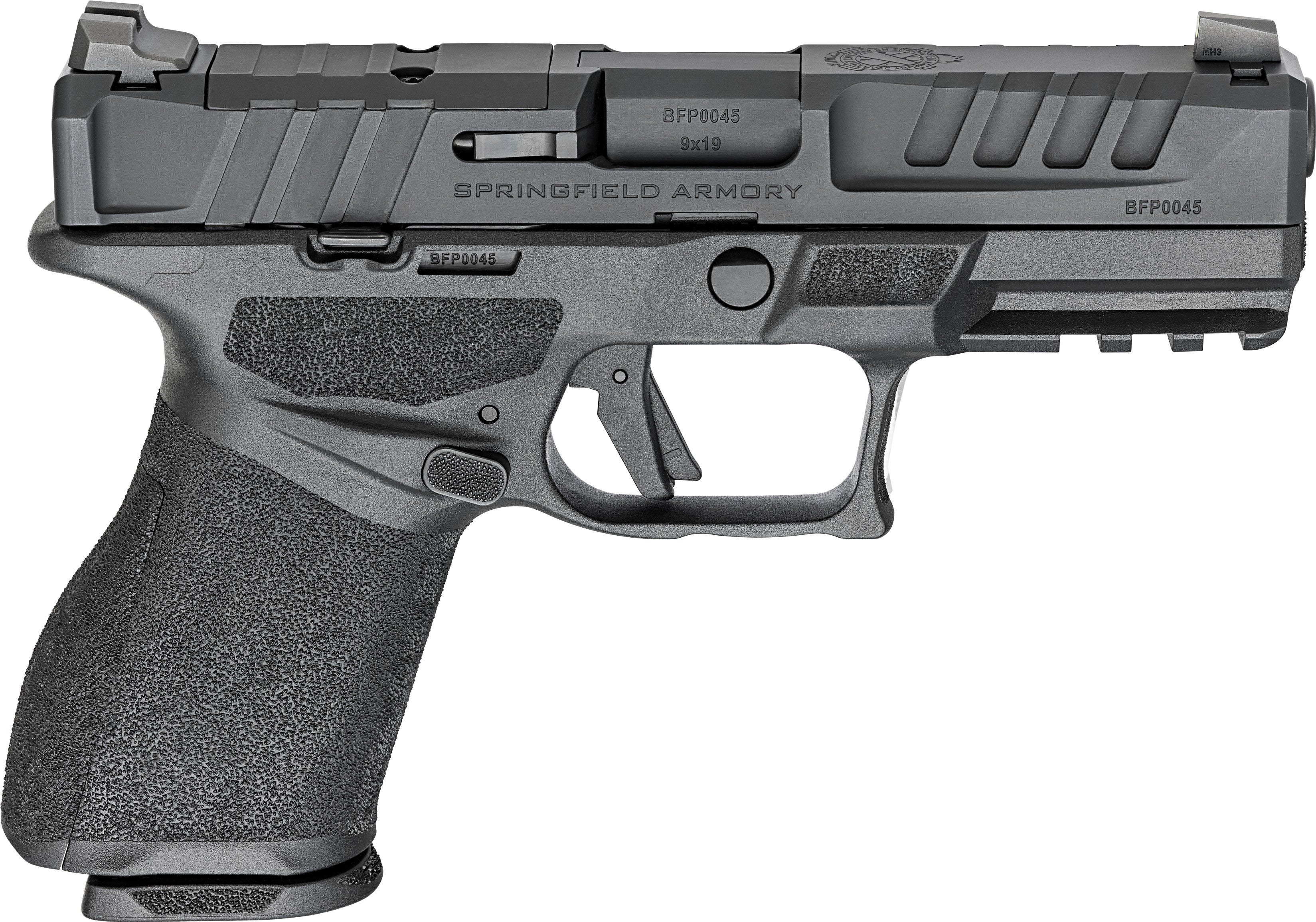Springfield Armory EC9409BU15 Echelon Compact 9mm 15+1 4in Black Melonite Barrel, Optic Ready Steel Slide, Picatinny Rail, Ambidextrous