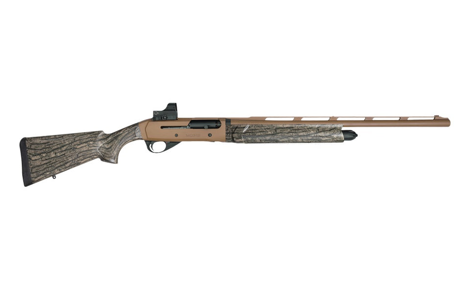 Girsan MC312 Gobbler 12 Gauge Shotgun 24" Barrel, Bronze Cerakote, Camo Stock with Red Dot