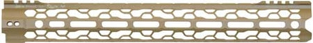 ODIN AR-15 O2 Lite 15.5 Inch M-LOK Free Float Forend FDE