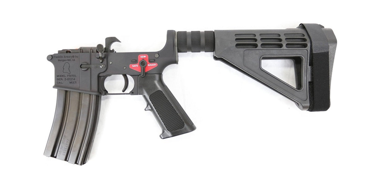 Franklin Armory BFSIII M4-BLR Lower with SBM4 Brace - AR-Essential Binary Trigger
