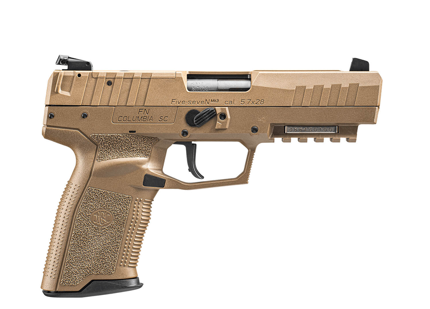 FN Five-seveN MRD 5.7x28mm Pistol, 10+1, FDE, Optic Cut Slide