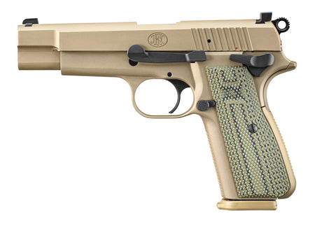 FN High Power 9mm Pistol, FDE/OD Green, 10+1