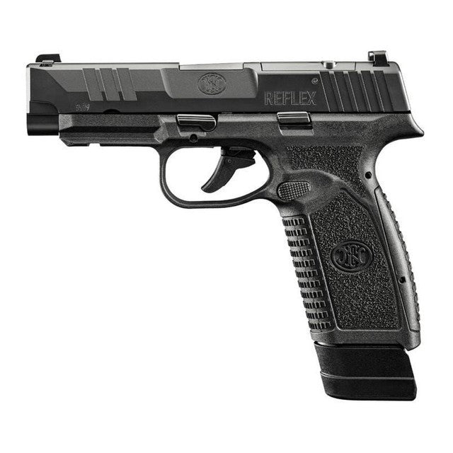 FN 66101759Micro-Compact Frame 9mm Luger 18+1 3.80" Black Target Crown Steel Barrel, Black PVD Optic Cut/Serrated Stainless Steel Slide & Polymer Frame w/Picatinny Rail, Interchangeable Backstrap Grip