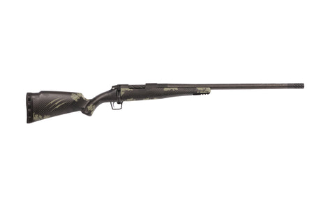 Fierce Firearms Carbon Rogue 7mm PRC 24" Rifle - Black Cerakote, Forest Camo Stock