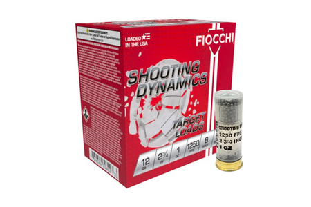 Fiocchi 12 Gauge 12SDHV8 Shooting Dynamics Target 2.75" 1-1/8oz 8 Shot