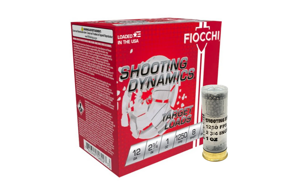 Fiocchi 12 Gauge 12SDHV8 Shooting Dynamics Target 2.75" 1-1/8oz 8 Shot