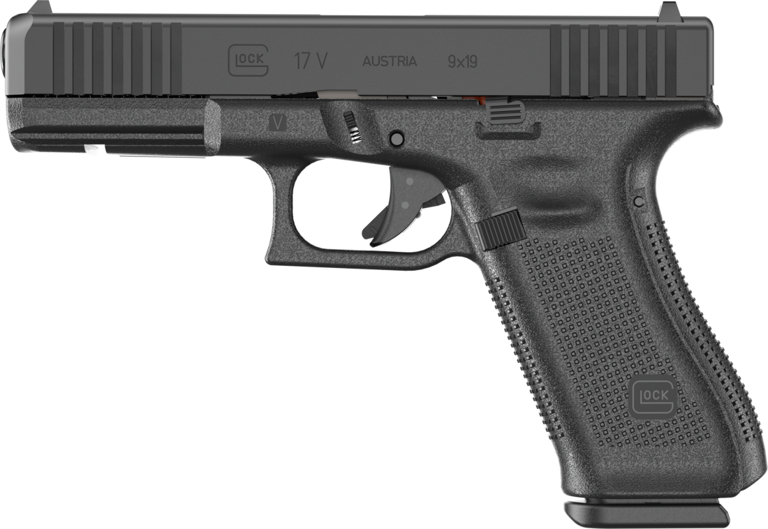 Glock PV1750203 G17 V Standard Frame 9mm Luger 17+1, 4.49in Black nDLC