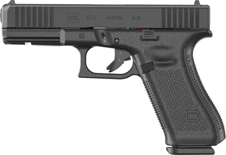 Glock PV1750203 G17 V Standard Frame 9mm Luger 17+1, 4.49in Black nDLC