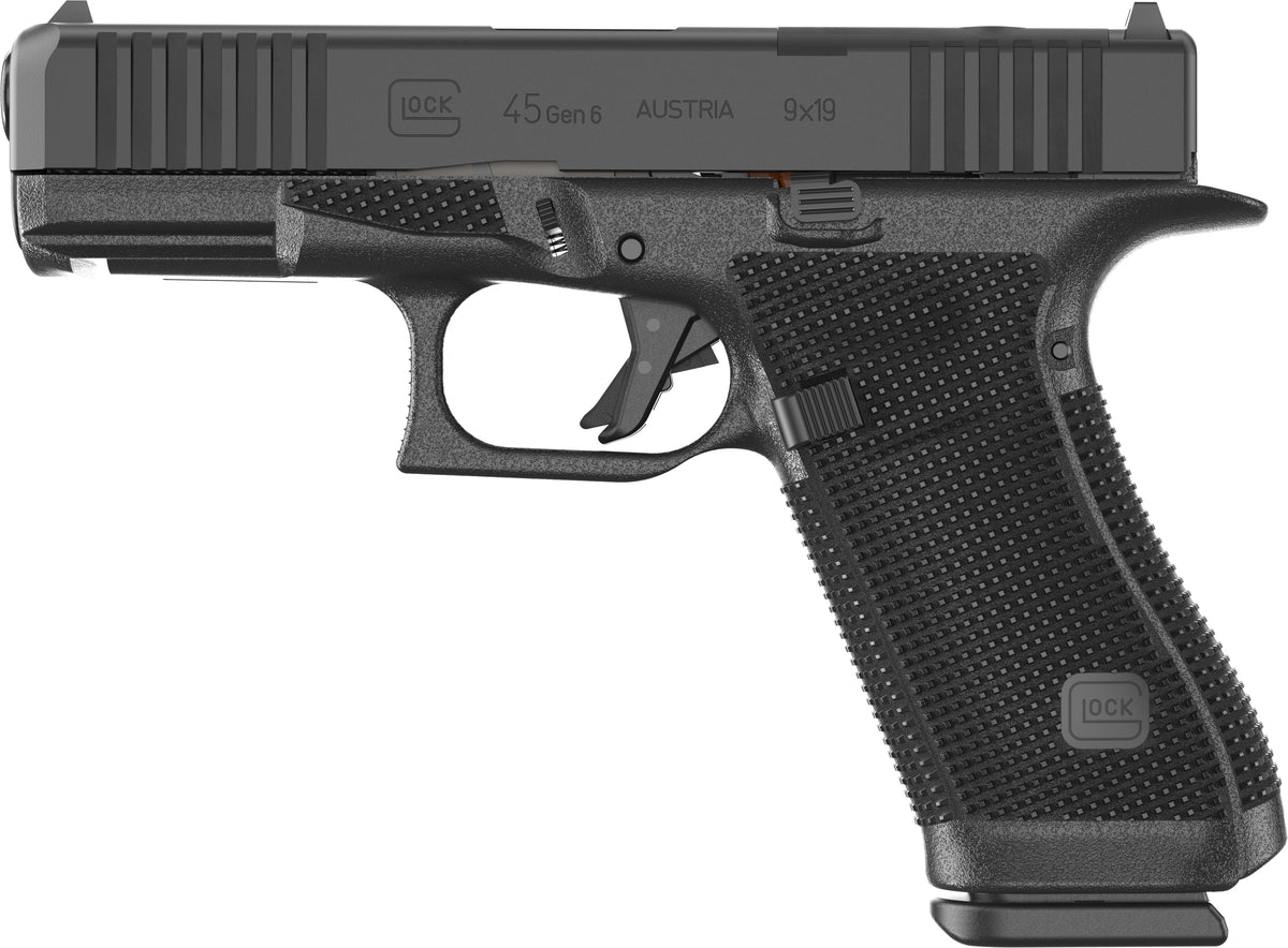 Glock G45 Gen6 Crossover 9mm Luger 10+1 4.02" Black Pistol with Optic Ready Slide