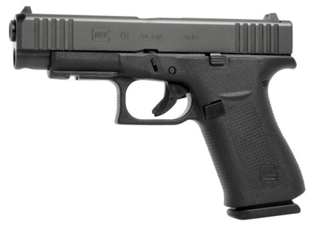 Glock G48 Slim Compact 9mm Luger 15+1 4.17" Pistol, Black