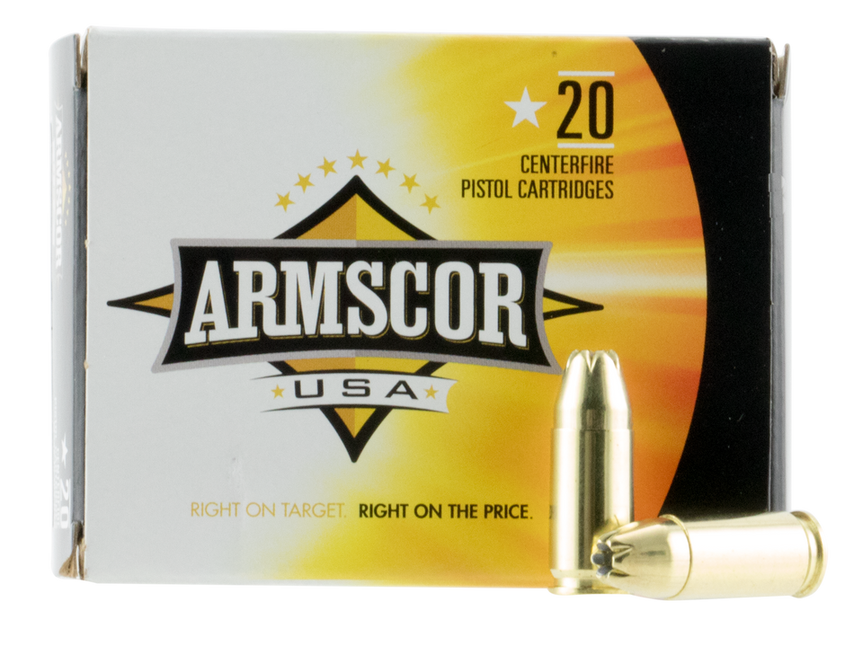 Armscor 9mm Luger/Parabellum AC97N Competition Jacketed Hollow Point JHP 124 Grain