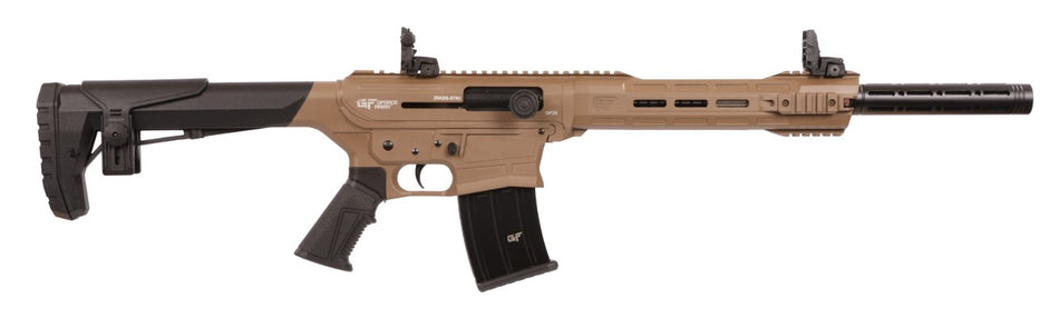 Gforce Arms GF25 12 Gauge Semi-Auto Shotgun, FDE Cerakote, 20in Threaded Barrel, 5+1