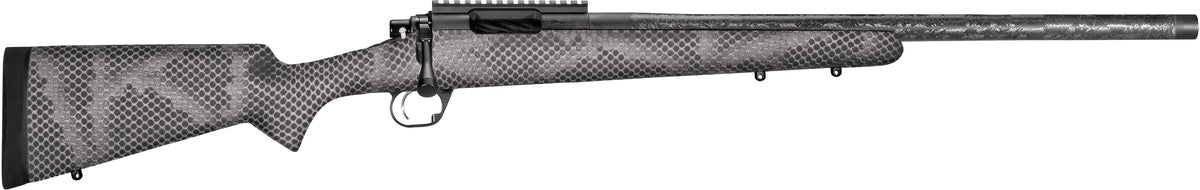 Glacier Ti 7mm Backcountry Black Jungle 20" Rifle - Black Jungle Stock
