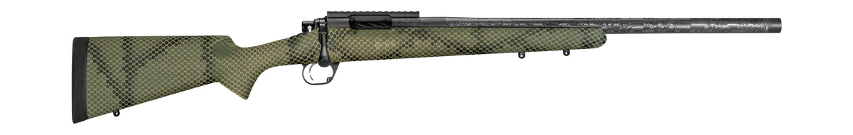 Glacier Ti 7mm Backcountry 22" Rifle - Green Jungle Stock