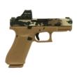 Glock V-Series Model 19x OR Camo Handgun 9mm Luger 17rd Magazines (3) 4.02" Quad Ported Barrel w/Holosun 407C X2