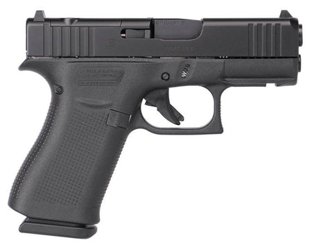 Glock G43X MOS Slim Sub-Compact 9mm 10+1 3.41" Black Pistol