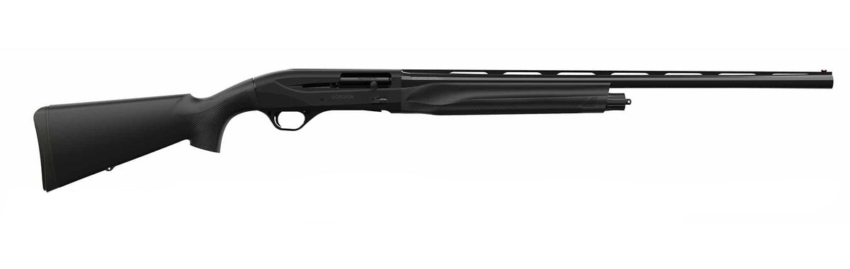 Retay USA Gordion Waterfowl Inertia Plus 12 Gauge Shotgun, 26" Barrel, 3" Chamber, 4+1 Capacity, Matte Black Anodized Finish, Black Synthetic Stock