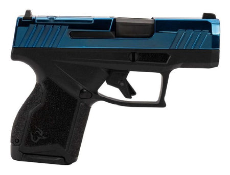 Taurus GX4 Micro-Compact 9mm Luger 10+1 3.06" Pistol, Blue PVD Serrated Slide, Textured Grip