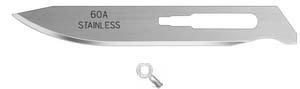 Havalon Piranta-Style #60A Stainless Steel Blades 12-Pack