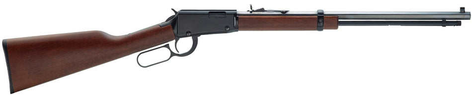 Henry H001T17H Frontier .17 HMR 13+1 Capacity, 20" Blued Octagon Barrel, Black Aluminum Receiver, American Walnut Straight Grip Stock
