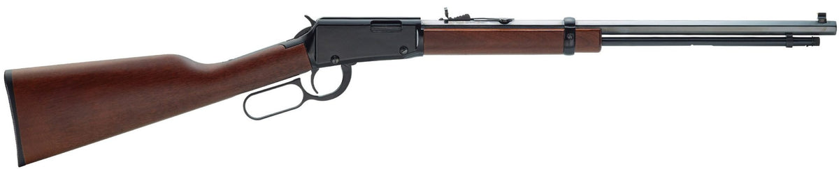 Henry H001T17H Frontier .17 HMR 13+1 Capacity, 20" Blued Octagon Barrel, Black Aluminum Receiver, American Walnut Straight Grip Stock