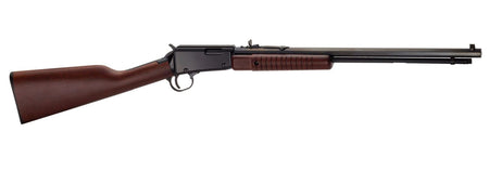 Henry H003TM Pump Action .22 WMR, 12+1 Capacity, 20.5" Octagon Barrel, Black Metal Finish & American Walnut Stock, Right Hand Full Size