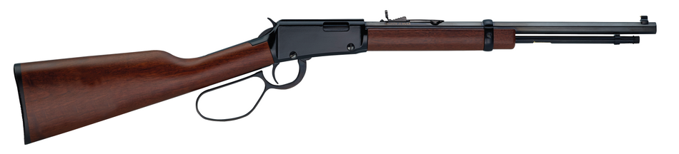 Henry H001TR22 Frontier Carbine .22 S/L/LR, 13/14/18+1 Capacity, 16.5" Blued Octagon Barrel, Black Aluminum Receiver, American Walnut Straight Grip Stock