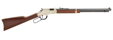 Henry H004V Golden Boy .17 HMR 12+1 20" Octagon Barrel Brasslite Rifle, Walnut Stock, Right Hand