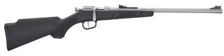 Henry H005R Mini Bolt Youth 22 S/L/LR 1rd 16.25" Matte Stainless Steel Barrel, Matte Drilled & Tapped Stainless Steel Receiver, Black Fixed w/Pistol Grip Synthetic Stock, Right Hand