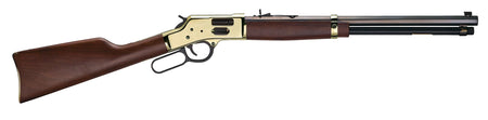 Henry H006GM Side Gate .357 Mag/.38 Special Lever-Action Rifle, 20" Octagon Barrel, Brass Receiver, Adjustable Sight
