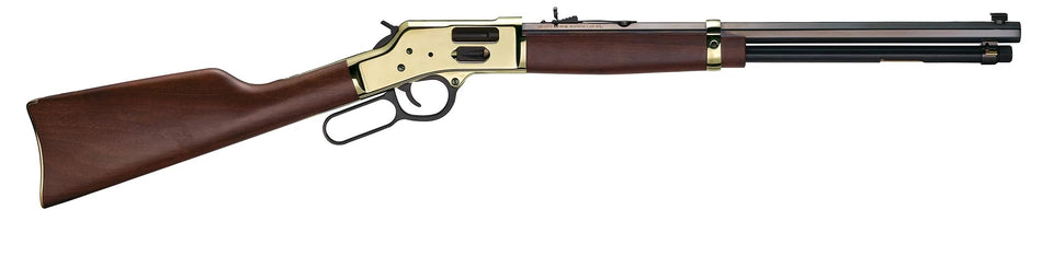Henry H006GC Side Gate .45 Colt Lever-Action Rifle, 20" Octagon Barrel, Brass Receiver, Adjustable Sight
