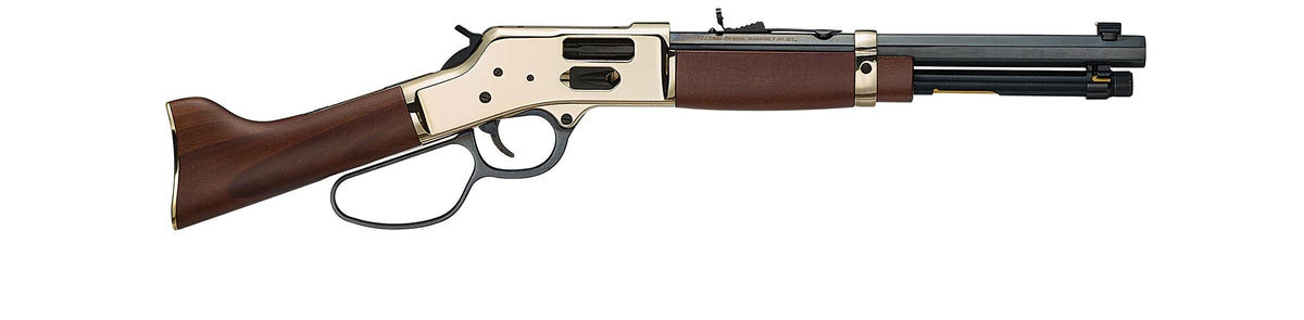 Henry H006GML Mare's Leg Side Gate .44 Mag/.44 Special Lever-Action Pistol, 12.9" Octagon Barrel, Brass Receiver
