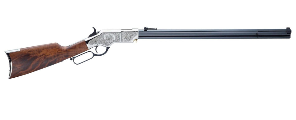 Henry H011SD Original Silver Deluxe .44-40 Win, 13+1, 24.5" Octagon Barrel, Nickel-Plated Receiver