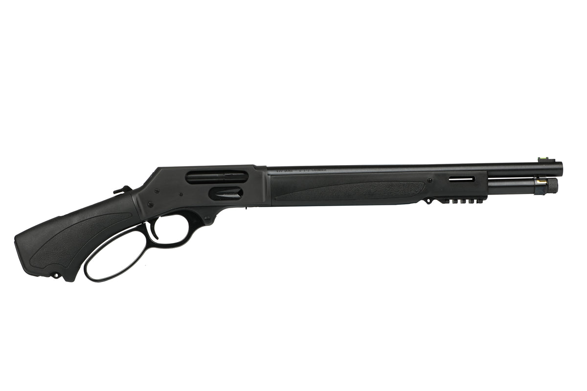Henry H018XAH410 Axe 5+1 15.14" 410 Bore Blued Steel Barrel, Blued Drilled & Tapped Steel Receiver, Black Fixed Synthetic Stock