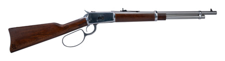 Heritage Mfg H92357189 92 Ranch Hand .38 Special +P/.357 Mag 8rd 18" Stainless Polished Barrel Rifle - Fixed Hardwood Stock