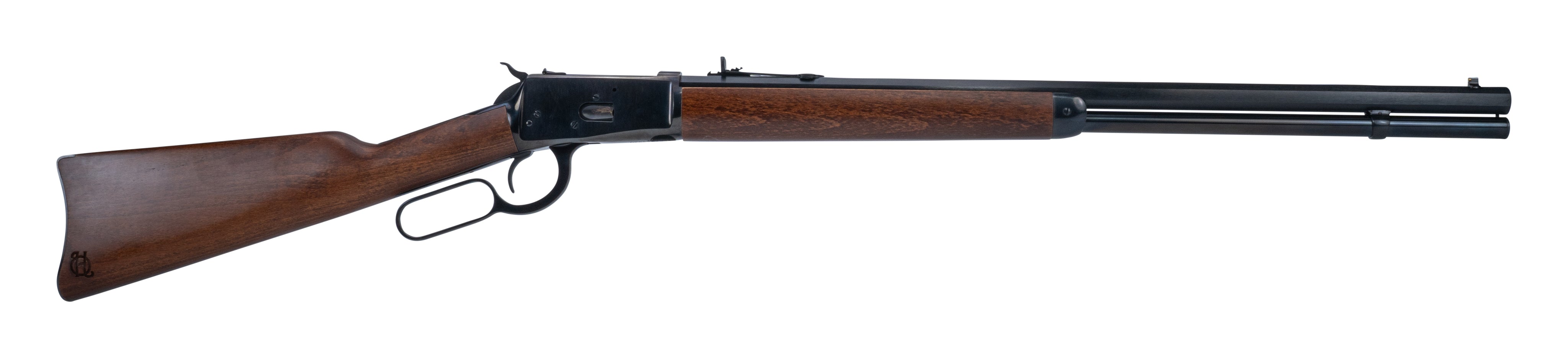 Heritage Mfg H9204524F1 92 Ranch Hand .45 Colt 12rd 24" Black Polished Octagon Barrel Rifle - Alloy Steel Receiver, Hardwood Stock