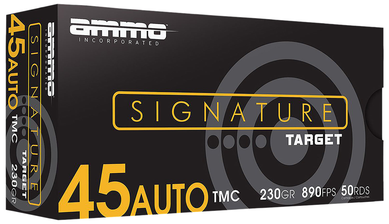 Ammo Inc .45 ACP/Auto 45230TMCA50 Signature Total Metal Case TMC 230 Grain