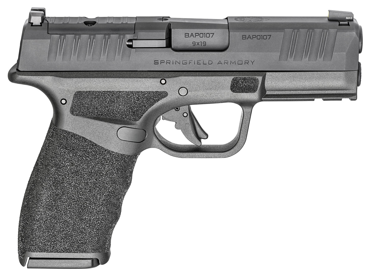 Springfield Hellcat Pro OSP Compact 9mm Luger 15+1 Pistol, Black Melonite Slide