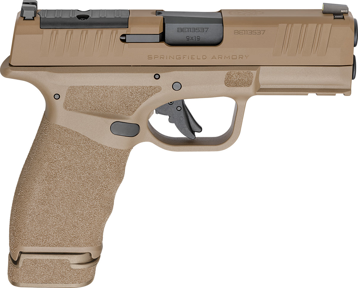 Springfield Armory HCP9379FOSP Hellcat Pro FDE 9mm 3.7in OSP, 17-Round Capacity