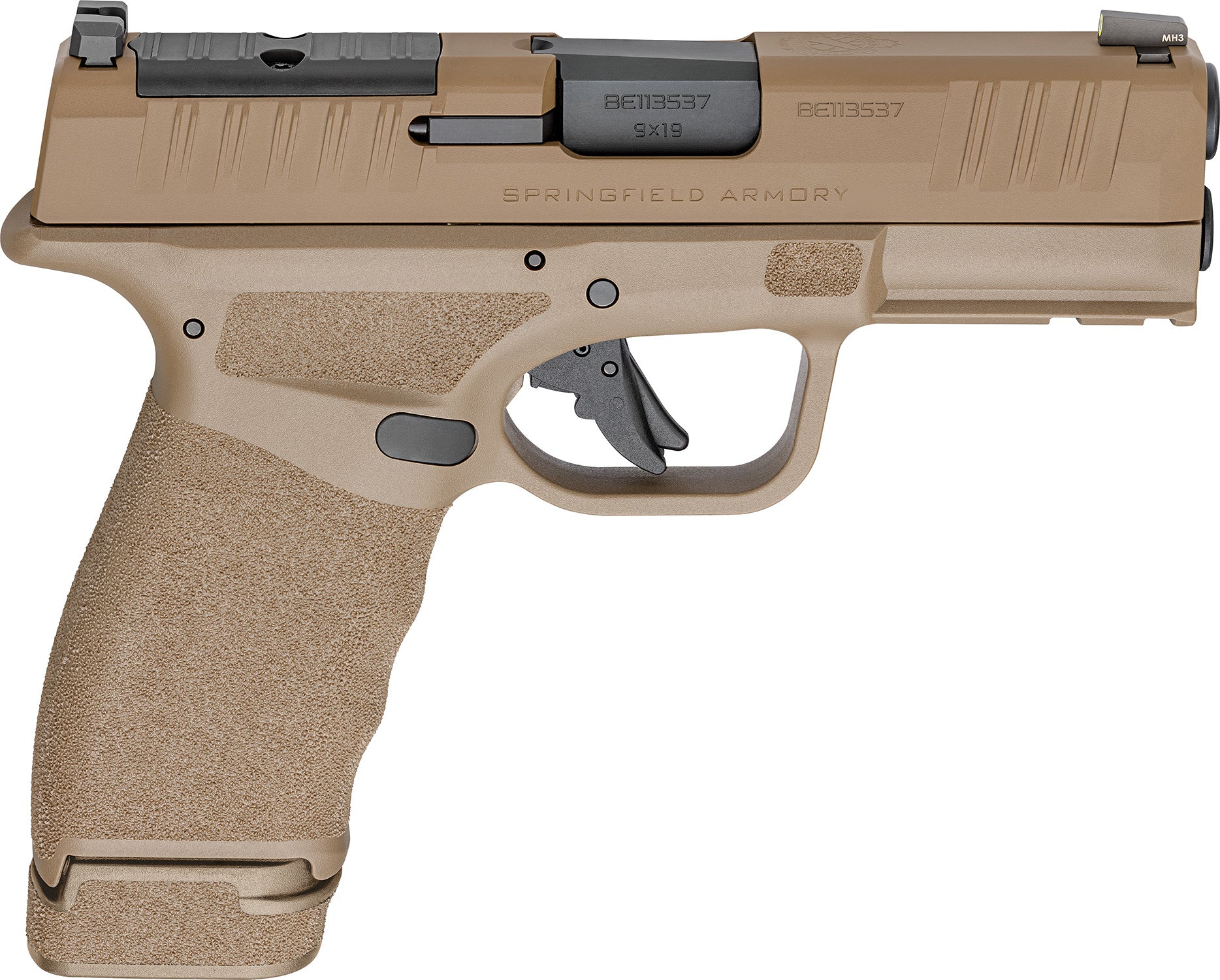 Springfield Armory HCP9379FOSP Hellcat Pro FDE 9mm 3.7in OSP, 17-Round Capacity
