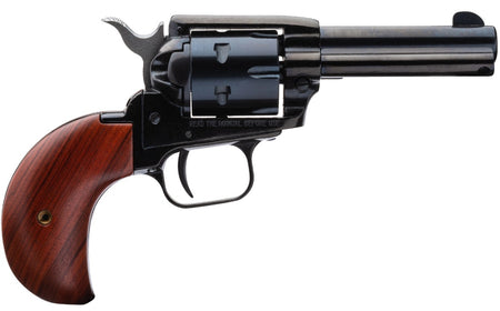 Heritage Mfg RR22MB3BH Rough Rider 22 LR/22 WMR 6 Shot, 3.50" Black Steel Barrel, Cylinder & Zinc Alloy Frame, Cocobolo Bird Head Grip, Hammer/Thumb Safety, Exposed Hammer