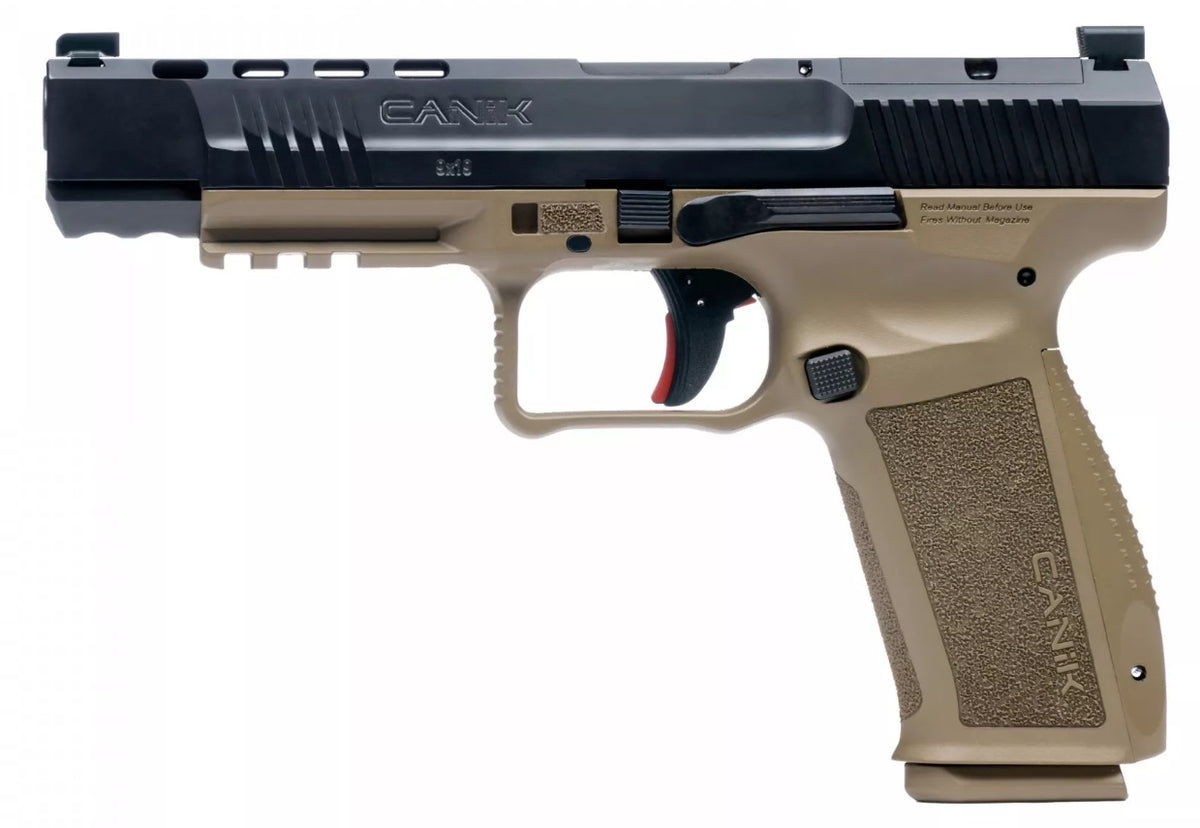 Canik HG6651N Mete SFx 9mm Luger Pistol, 10+1, 5.20" Barrel, FDE Frame