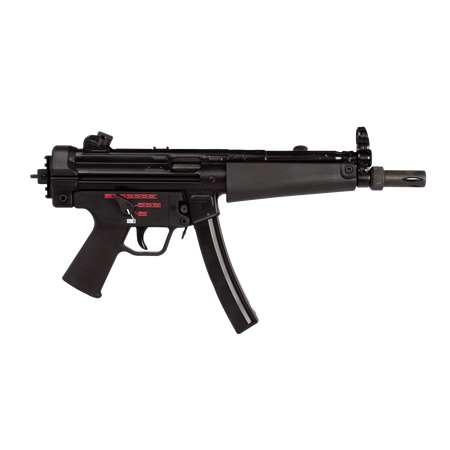 Century Arms HG6034NN AP5 Navy 9mm Luger 30+1 8.50" Manganese Phosphate Threaded Barrel, Black Lacquer Over Manganese Phosphate Steel Stamped Receiver, Picatinny Rear Cap, Black Navy Style Grip