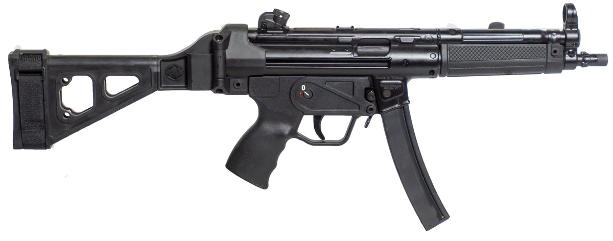 Century Arms HG6034SB-N AP5 P 9mm Luger 30+1 9" Black Threaded Barrel, Black Synthetic SB Tactical Brace, Black Polymer Pistol Grip