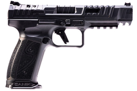 Canik HG7010N SFx Rival-S Full Size Frame 9mm Luger 18+1, 5" Black Steel Barrel, Dark Side Optic Ready/Serrated w/Ports Steel Slide, Frame w/Picatinny Rail, Ambidextrous