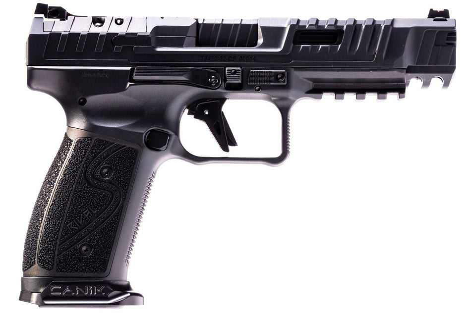 Canik SFx Rival-S 9mm Full-Size Pistol, 18+1 Capacity, 5" Black Steel Barrel