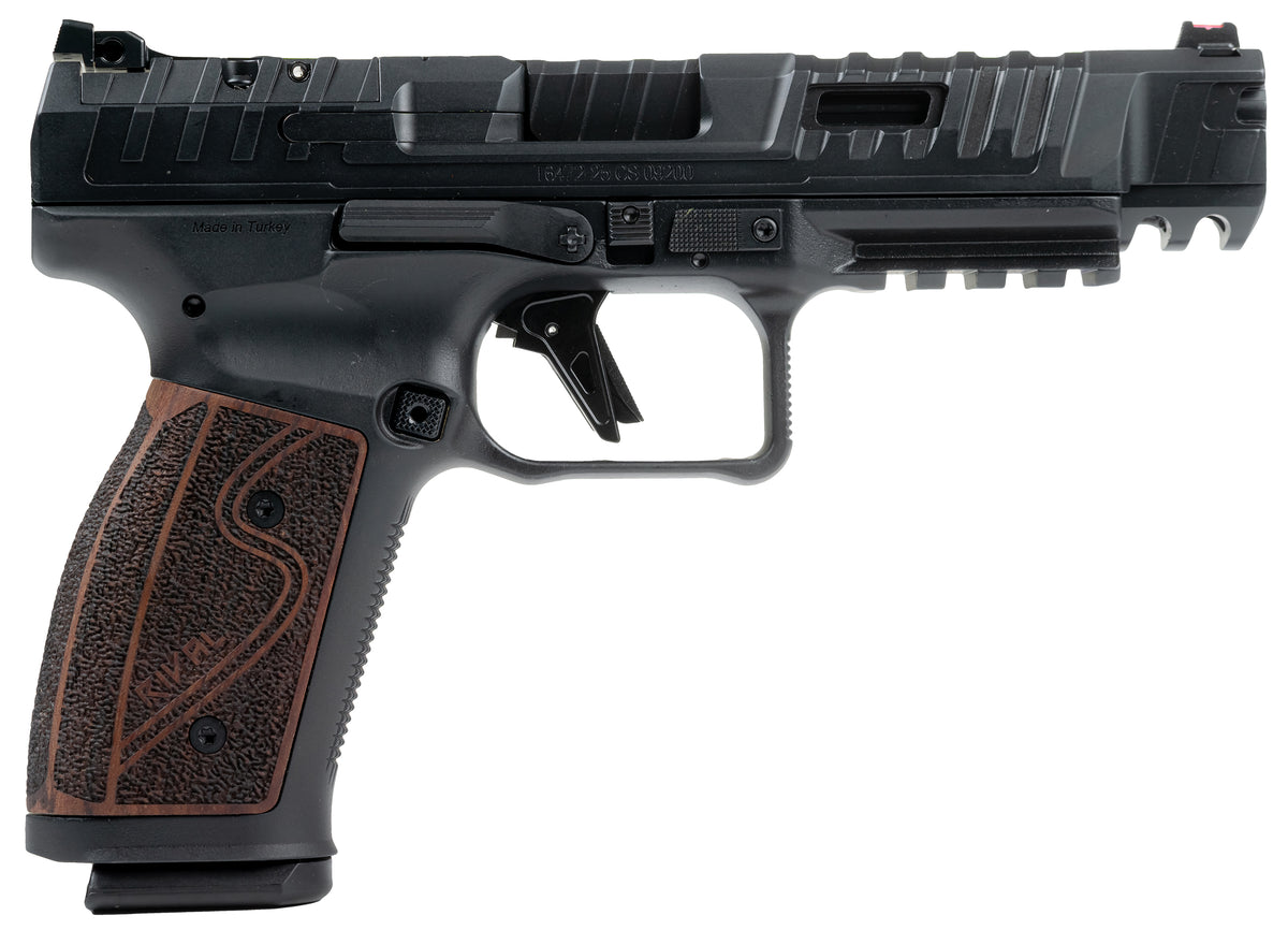 Canik SFx Rival-S Full Size 9mm Pistol, 5" Barrel, 18+1, Rosewood Grip
